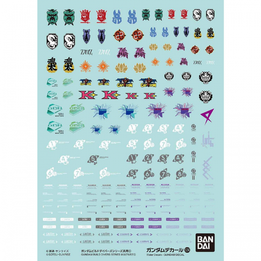 Gundam Decal 124 Gundam Build Divers