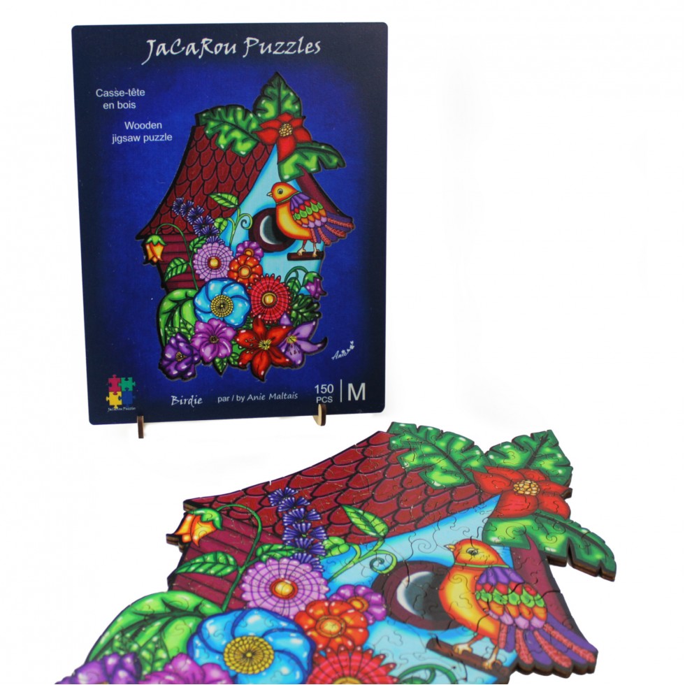 Wooden Jigsaw Birdie 150pc