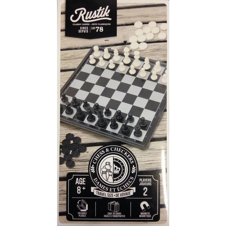 Magnetic Chess & Checkers