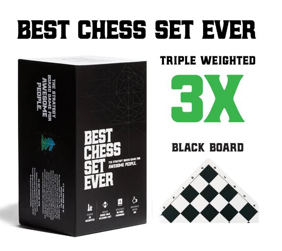 Best Chess Set Ever (Black & Green)