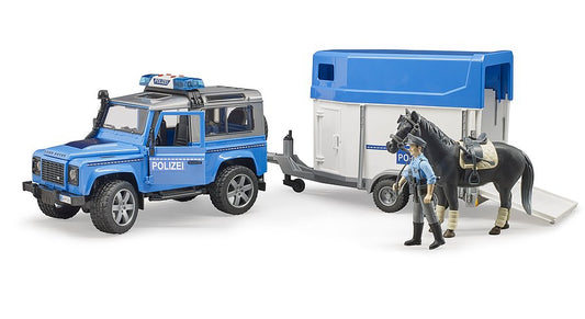 Landrover Police, Policeman & Horse Trai