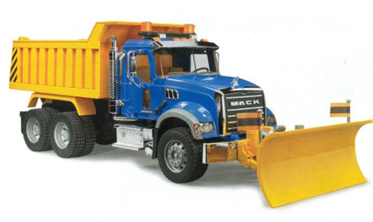 Mack Granite Dump Truck with Snow Plow