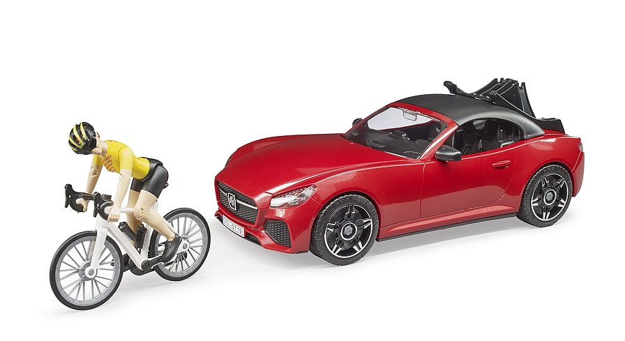 Roadster with Bike & Figure