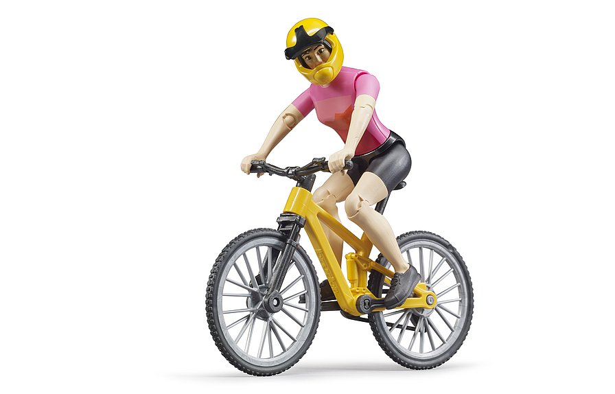 Mountain Bike with Figure