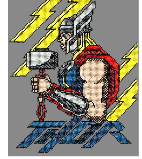 Thor Bring on the Thunder Diamond Painti