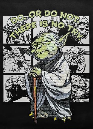 Star Wars Yoda Diamond Kit 22.3X25.1"