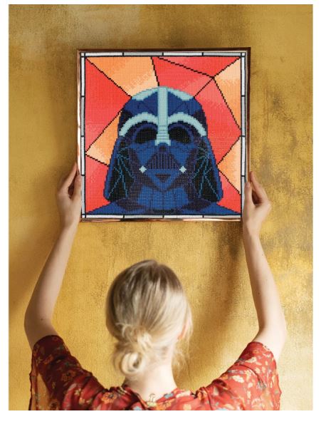 Darth Vader Stained Glass Diamond Painti