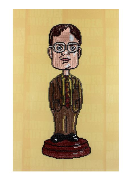 Dwight Bobblehead Diamond Painting 12X18