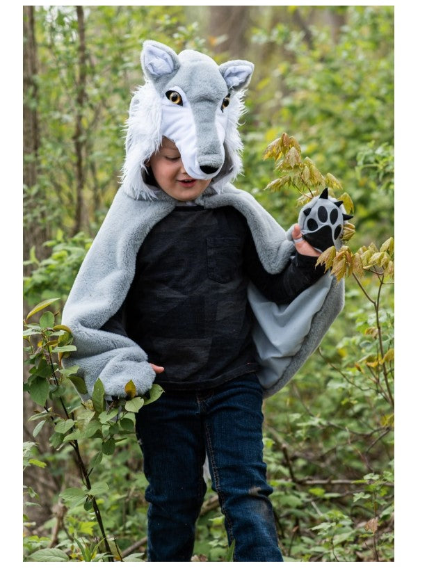 Woodland Wolf Cape Size 4-6