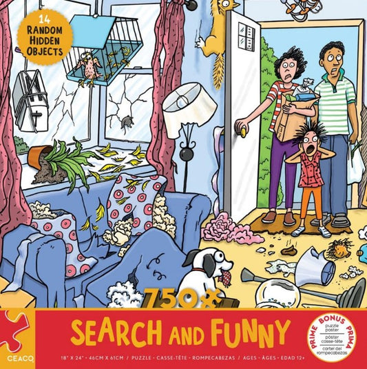 Search & Funny Puppy Love 750pc