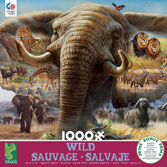 Wild Elephant 1000pc