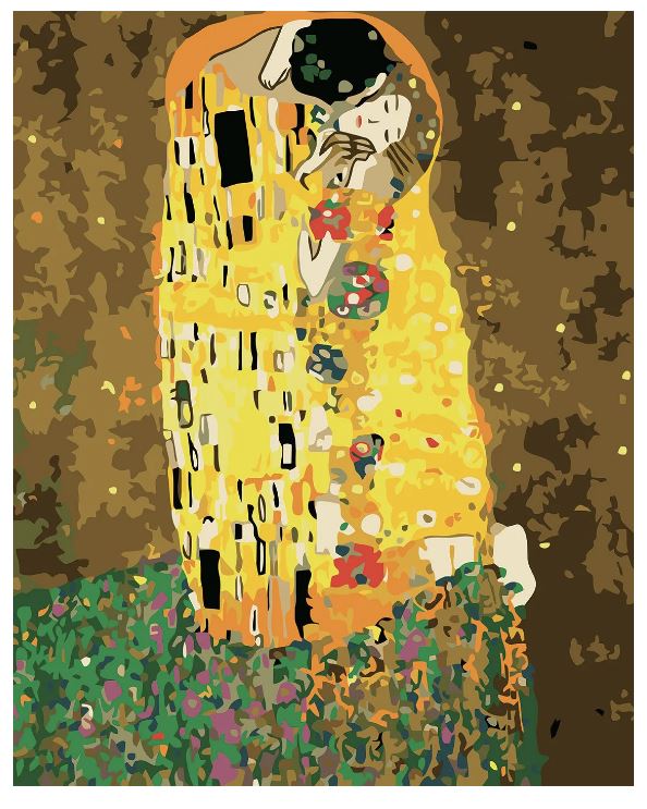 The Kiss Klimt Frame 15.7X19.6"