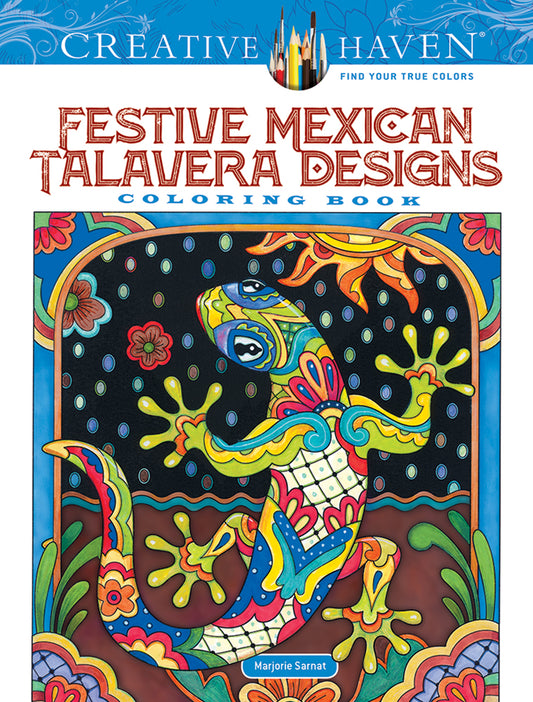 Festive Mexican Talavera Designs Coloring