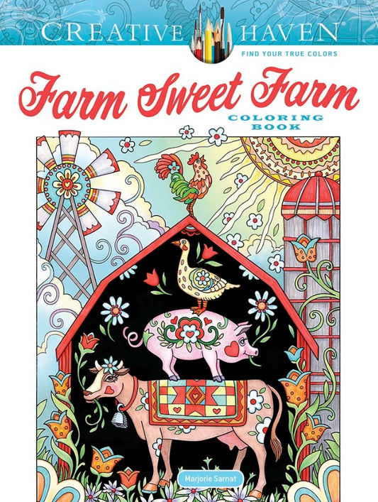 Farm Sweet Farm Coloring Book