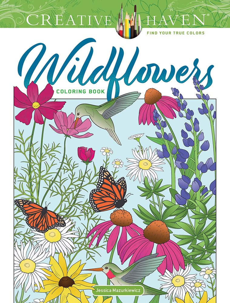 Wildflowers Coloring Book