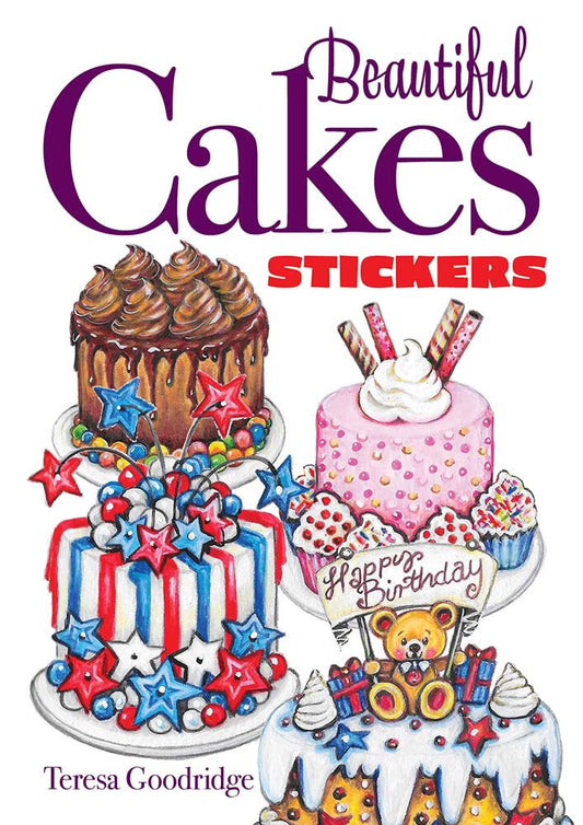 Beautiful Cakes Stickers Book