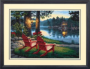 ADIRONDACK EVENING 20X14