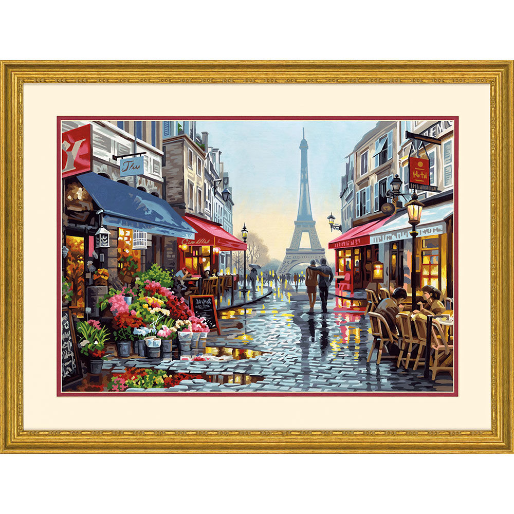 Paris Flower Shop 20X14"