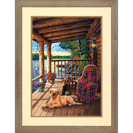 Log Cabin Porch 14X20"