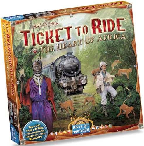 Ticket to Ride Heart Of Africa (Map 3)