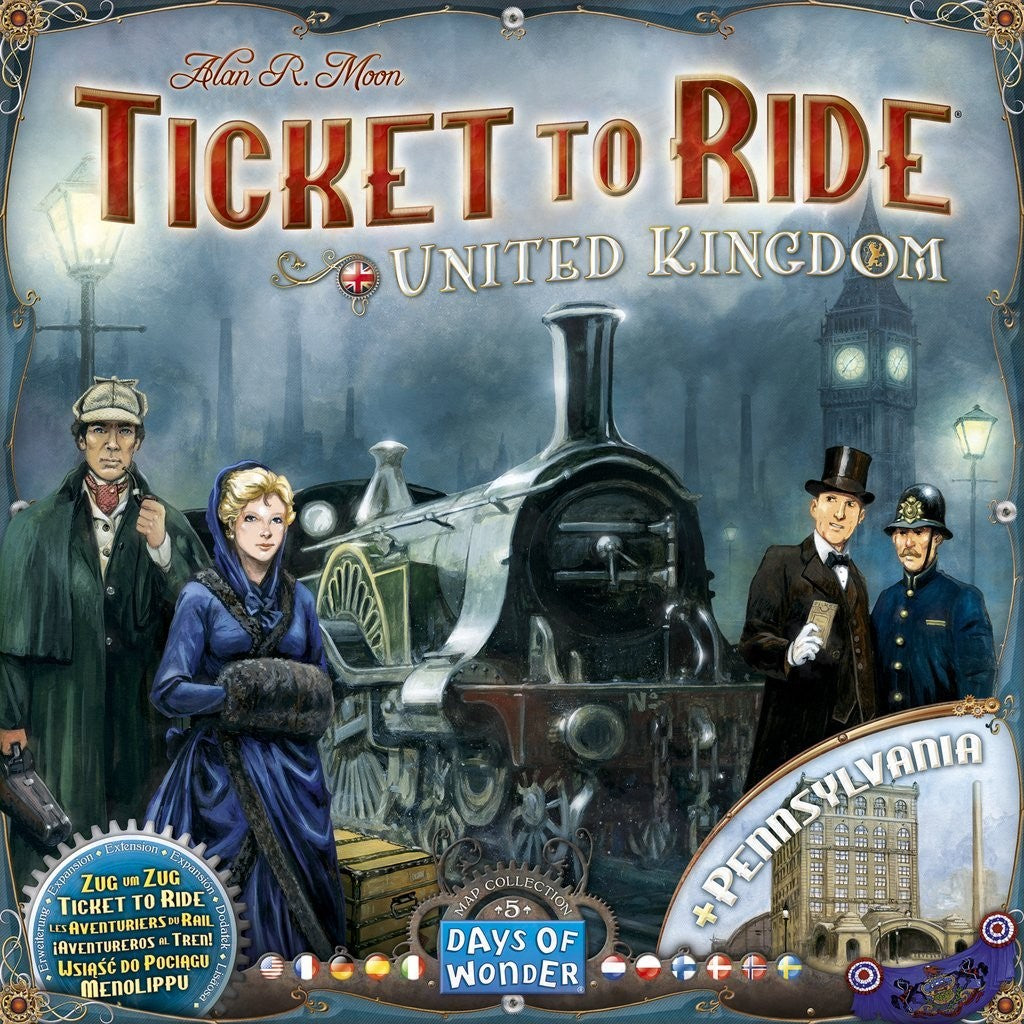 Ticket to Ride United Kingdom (Map 5)