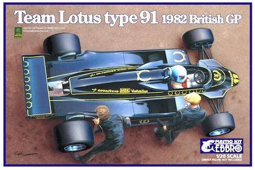 Team Lotus type 91 1982 British GP 1/20