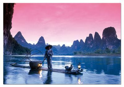 FISHING ON THE RIVER, CHINA 500PC