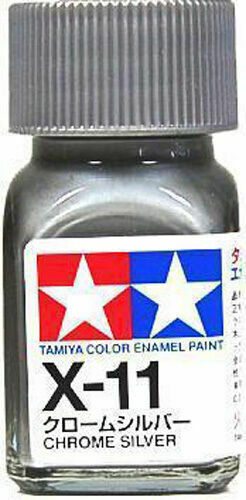 Chrome Silver Enamel Paint 10ml