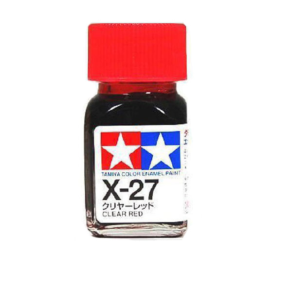 Clear Red Enamel Paint 10ml