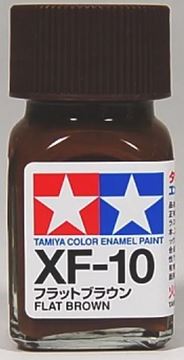 Flat Brown Enamel Paint 10ml