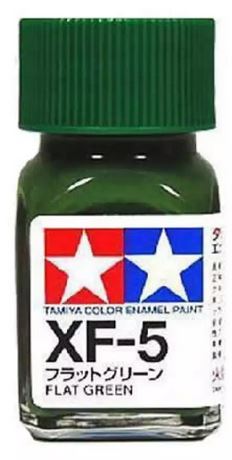 Flat Green Enamel Paint 10ml