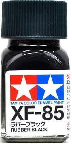 Rubber Black Enamel Paint 10ml