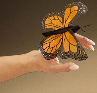 MINI MONARCH FINGER PUPPET