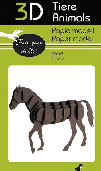 3D Paper Model Horse