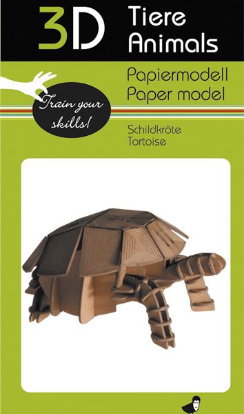 3D Paper Model Turtle