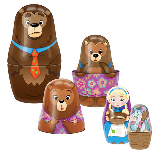 Goldilocks & the Three Bears Nesting Dol