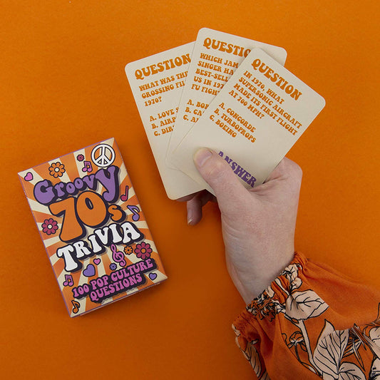 Groovy 70's Trivia Cards