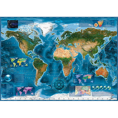 Satellite Map 2000pc