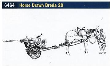 HORSE DRAWN BREDA 20/65 MOD 35 1/35