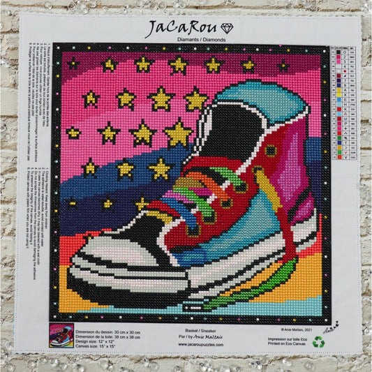 Diamond Sneaker 12X12"