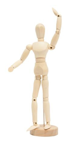 Wooden Female Manikin 8"