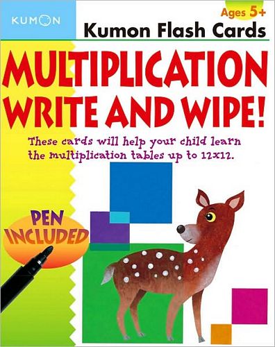 MULTIPLICATION WRITE & WIPE FLASH CARDS