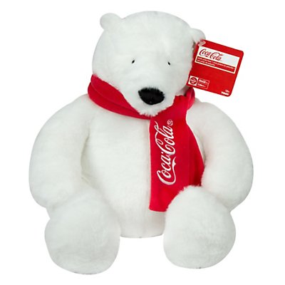 Polar Bear with scarf Coca Cola