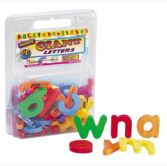 LOWER CASE JUMBO MAGNETIC LETTERS