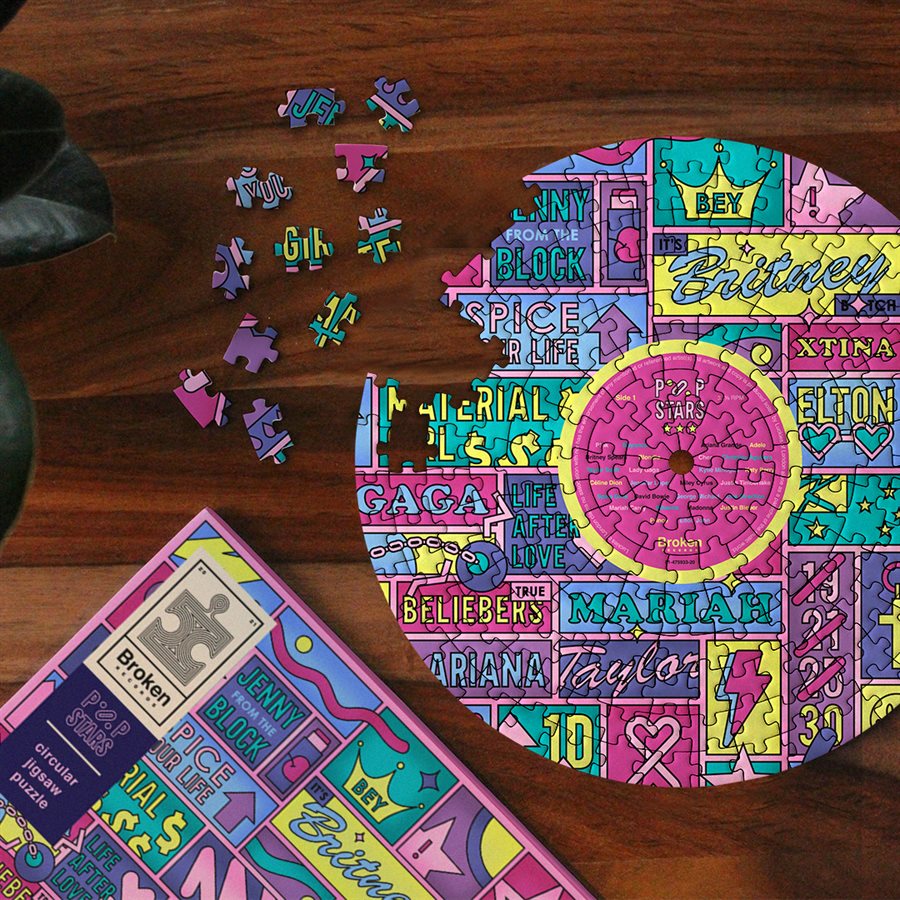 Broken Record Puzzle - Pop Stars 200pc