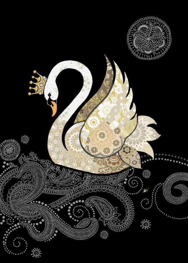 Jewels Swan Card