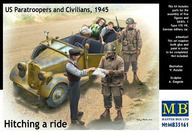 US Paratroopers & Civilians 1945 1/35