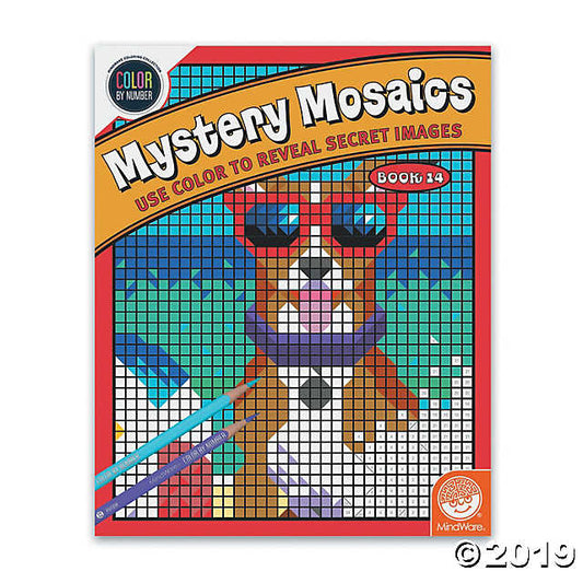 Color by Number Mystery Mosaics: Book 14