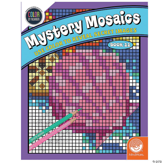 Color by Number Mystery Mosaics #11 Book