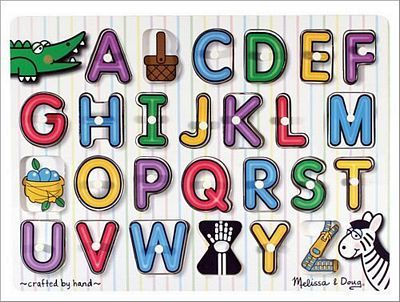 SEE INSIDE ALPHABET PEG PUZZLE